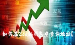 如何在Zcash钱包中查询地址？