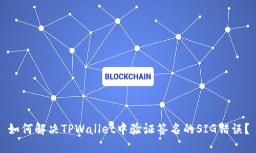如何解决TPWallet中验证签名的SIG错误？