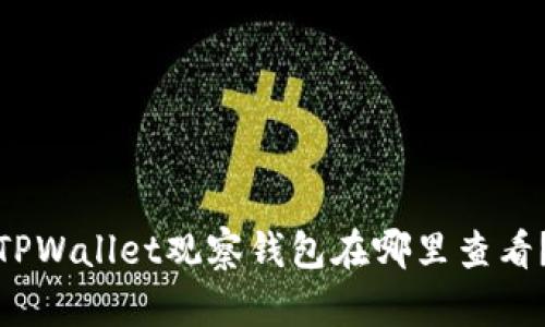 TPWallet观察钱包在哪里查看？