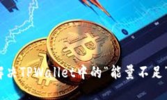 如何解决TPWallet中的“能量不足”问题？
